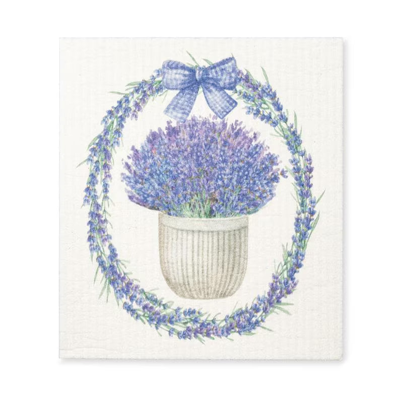 Swedish Dishcloth - Lavender Pot
